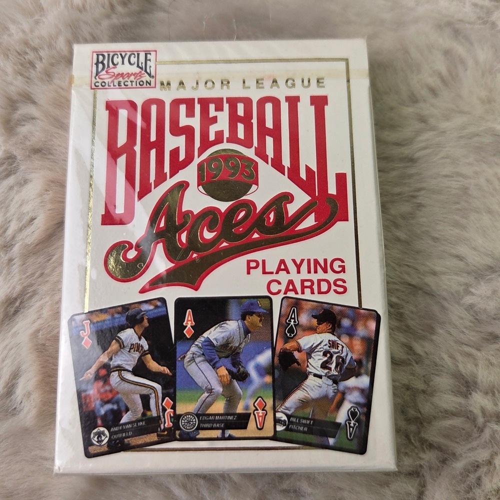 1993 Bicycle MLB Baseball Aces Playing Cards Factory Sealed 1992 Leaders 312